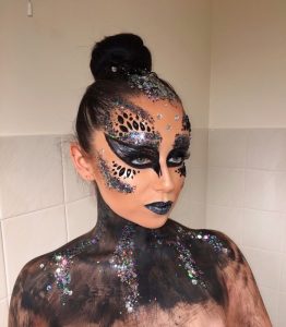 Full Body Paint Make up Artist Hampshire Berkshire Surrey - Christiane Dowling Professional Make up Artist