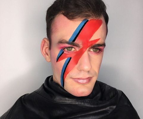 David Bowie Makeup - Christiane Dowling