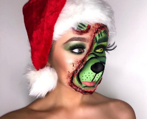 Christmas Makeup - Special Effects Makeup