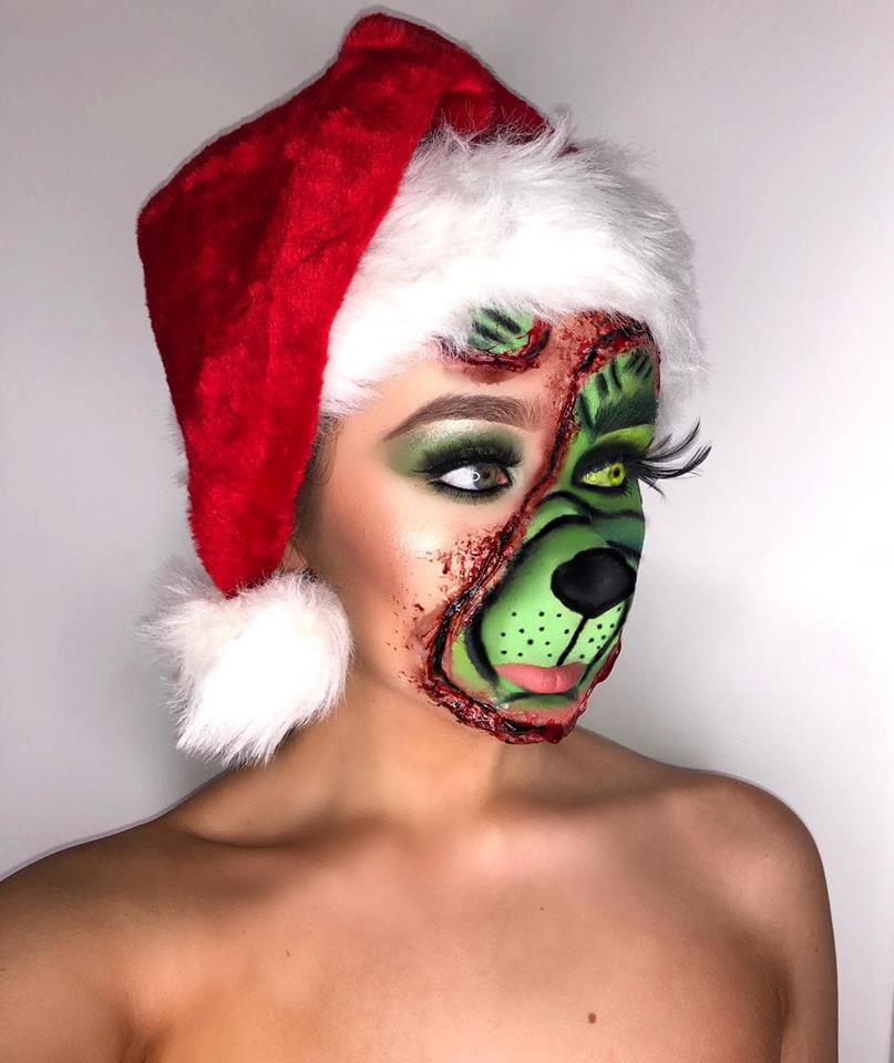 Grinch Makeup