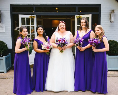 Bridesmaid Makeup at The Potter's Heron in Romsey in Hampshire