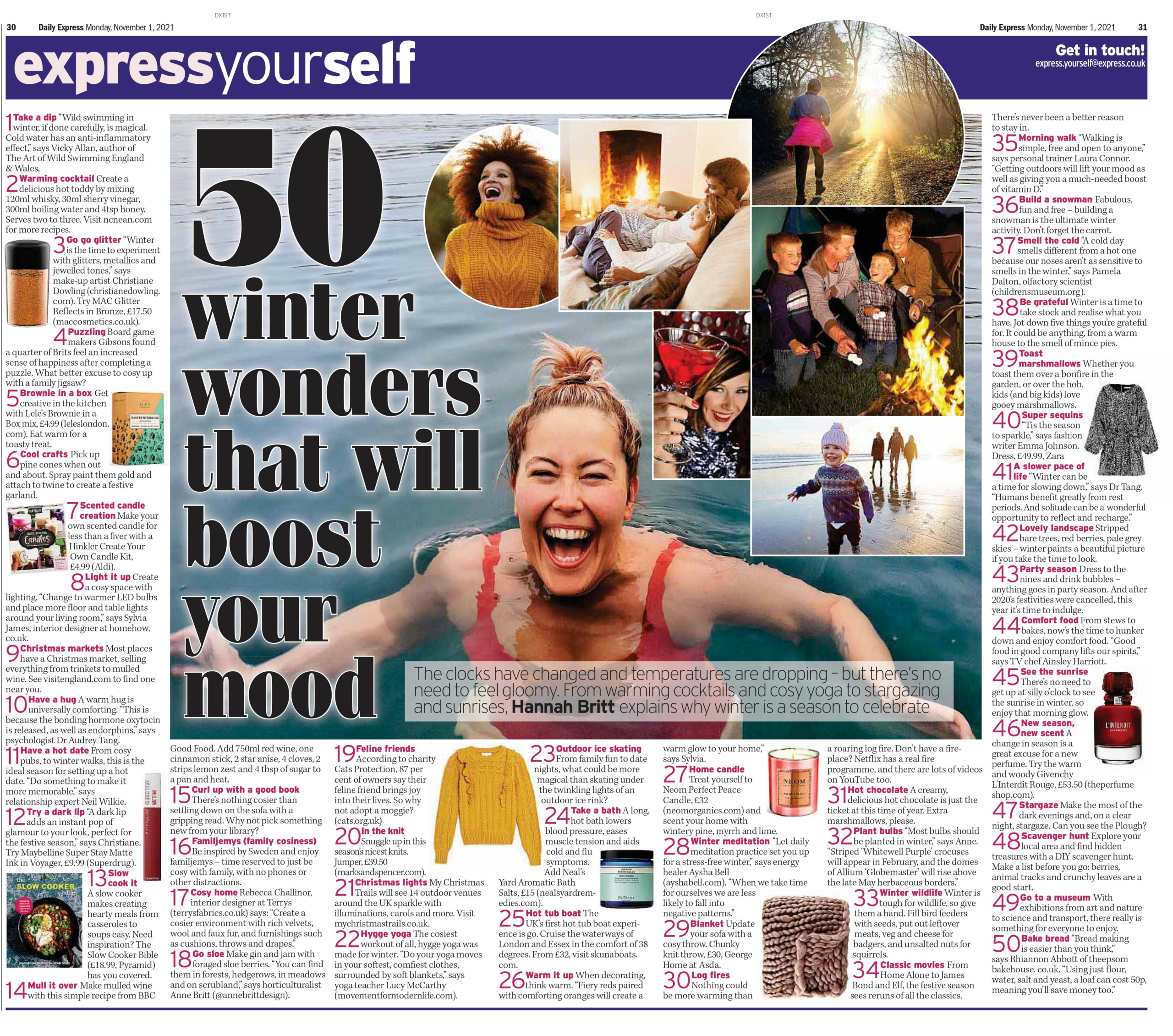 Daily Express - Christiane Dowling Makeup Artistry